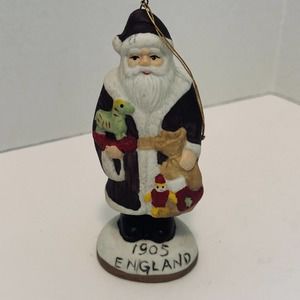 Old World Collectibles SANTA FIGURINE England 1905 Ornament Original Vintage